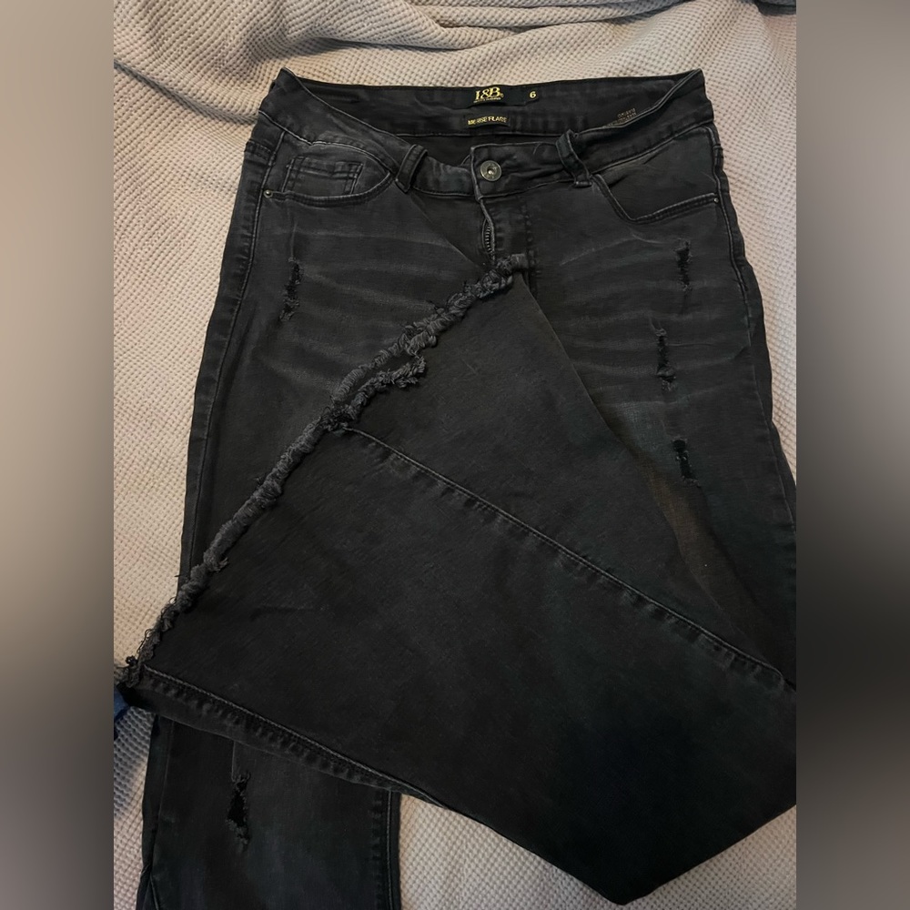 black bell bottoms- size 6